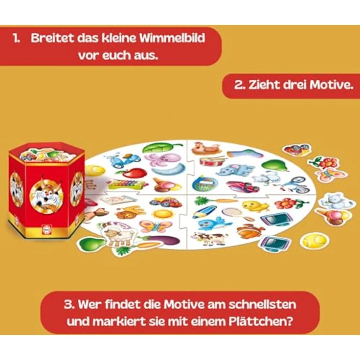Educa - Schlaufuchs Kleiner 36 Bilder | Lernspiel | Familienspiel | Visuelle Wahrnehmung und Reflexe schärfen | Ab 2 Jahren – Bild 2