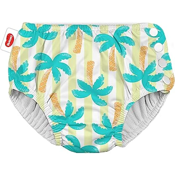 Huggies® Little Swimmers® culotte de bain lavable 11-14kg Taille 3-4 (M) wiederverwendbare Badehose, Unisexmodell, Super dehnbares Material, 2 absorbierende Schichten – Bild 4
