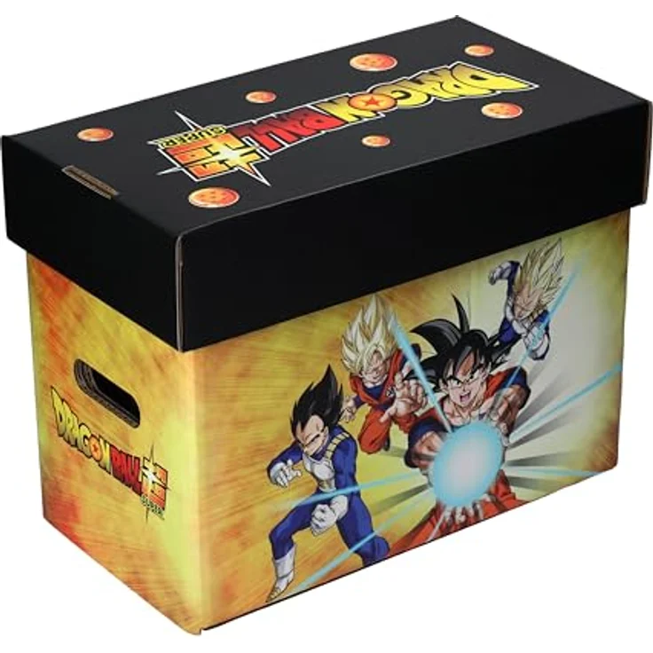 SD Toys Dragon Ball Super Archivierungsbox, farbenfrohes Design mit Goku, Vegeta und Piccolo, 40 x 21 x 30 cm, ideal für Spielzeug und Kleidung – Bild 2