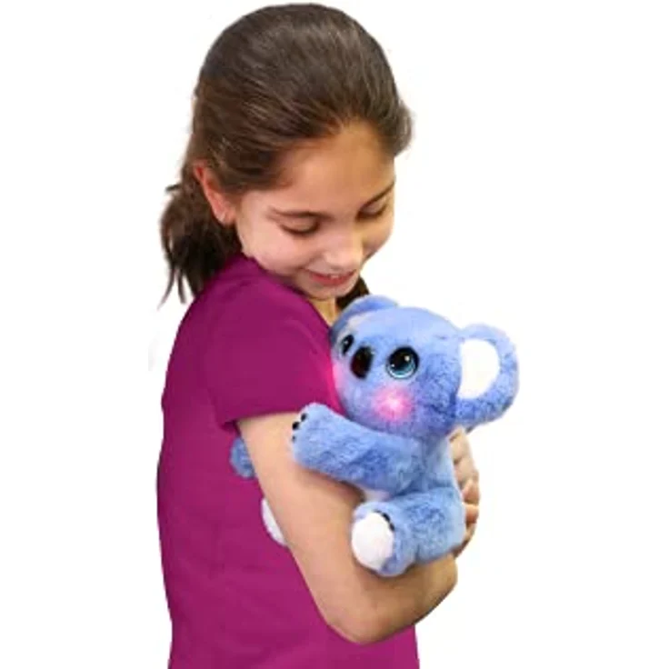 BEMIRO My Fuzzy Friends Koala, interaktives Plüschtier mit Umarmungsfunktion und mehrfarbigen LEDs in Geschenkverpackung, 22,7 x 13,5 x 25,4 cm – Bild 9