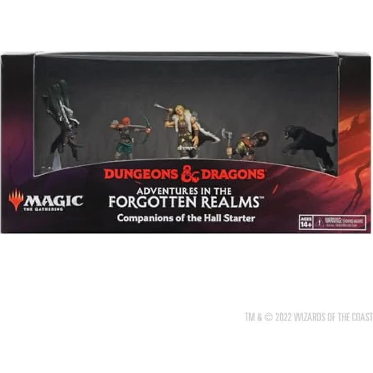 WizKids Magic: The Gathering Miniatures: AFR - Companions of The Hall Starter - EN, Spiel Zubehör für Strategische Kartenspiele – Bild 2