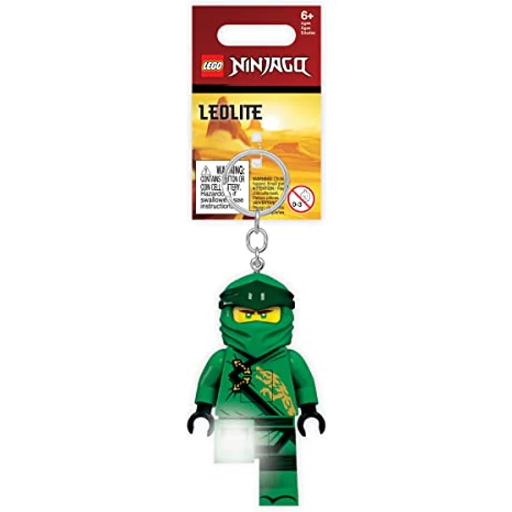 IQ LEGO Ninjago Legacy Schlüsselanhänger Licht - Lloyd - 76 mm große Figur mit LED-Lichtern und inklusive Batterien – Bild 2