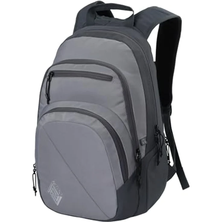 Nitro Snowboards Rucksack Stash, Schul- und Freizeitrucksack mit 15" Laptopfach, Organizer-Fach und Thermotasche, schwarz – Bild 1