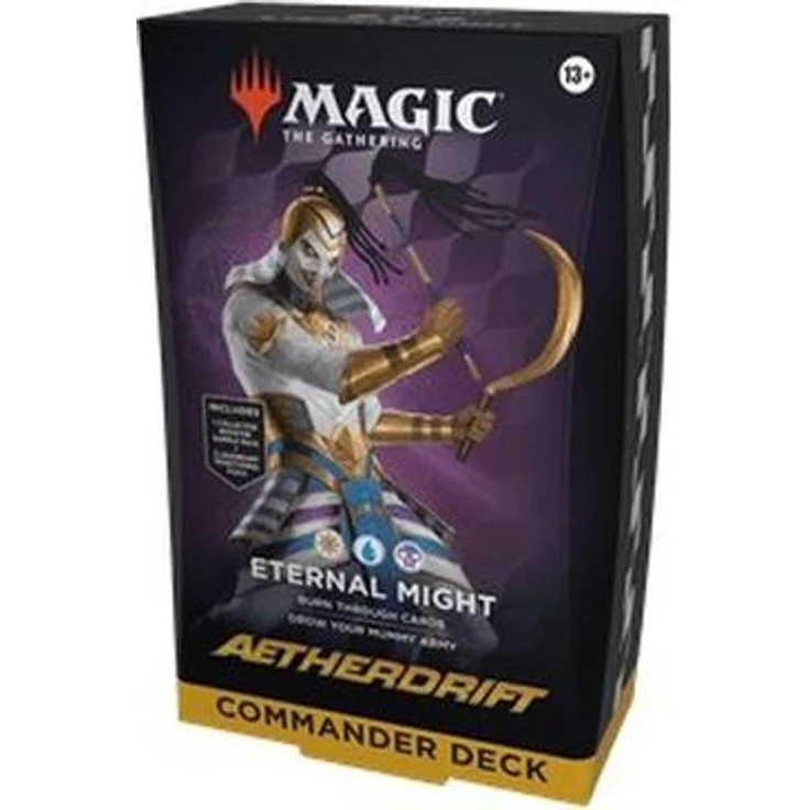 Wizards of the Coast Magic: The Gathering Commander: Aetherdrift: Eternal Might Commander Deck, Sammelkarten, sortiert (1 von 2 Decks)