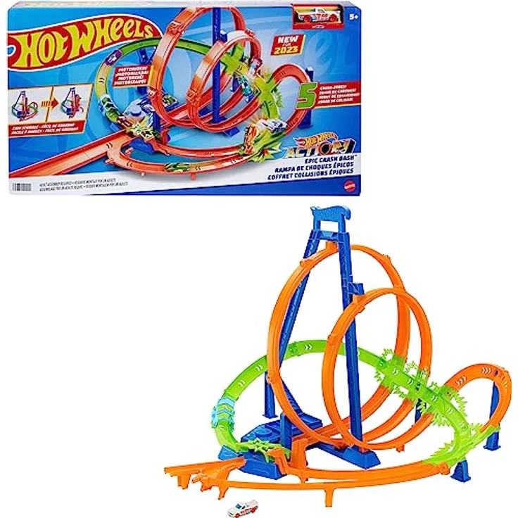 Hot Wheels HNL97 Fahrzeuge, Mehrfarbig – Bild 1