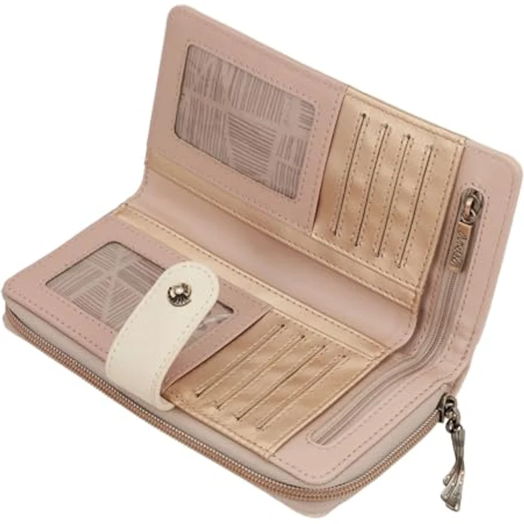 Anekke Studio Geldbörse mit RFID Schutz, mehrfarbig, 18 cm x 10 cm x 3 cm aus 100% Polyurethan – Bild 2