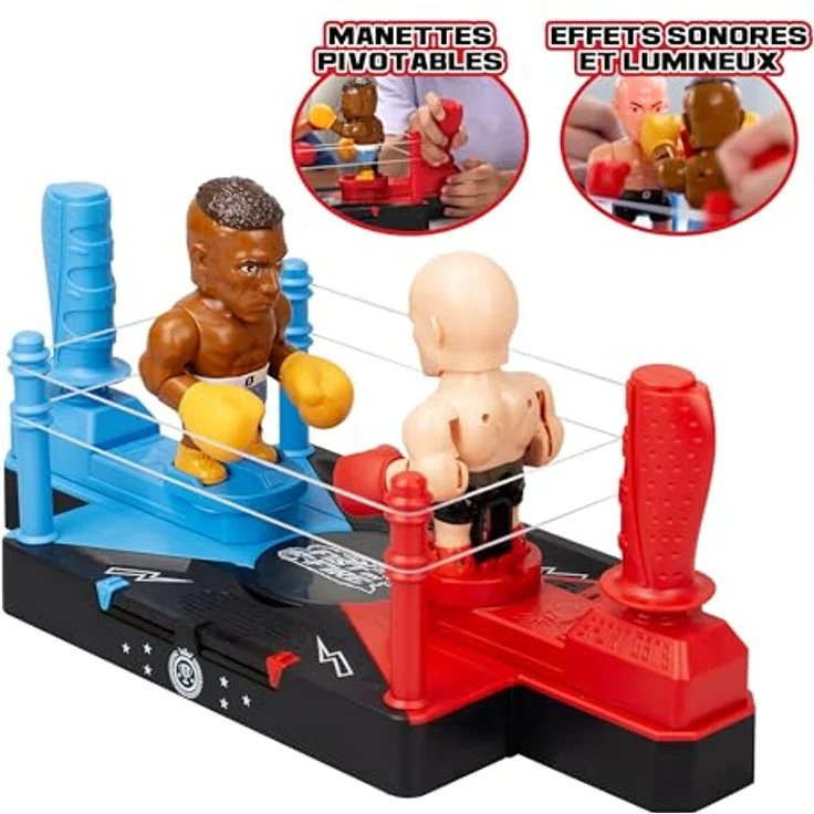 Silverlit Deluxe Arena Boxring - Interaktives Fist on Fire Battlepack mit 2 Joystick-gesteuerten Boxerfiguren und dynamischen Soundeffekten, ab 5 Jahren – Bild 2