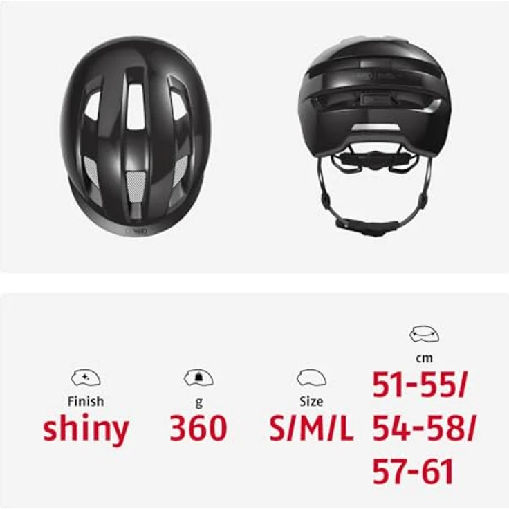 ABUS Fahrradhelm PURL-Y – NTA-Schutzhelm für E-Bike und S-Pedelec – Schwarz, Größe S – Bild 5