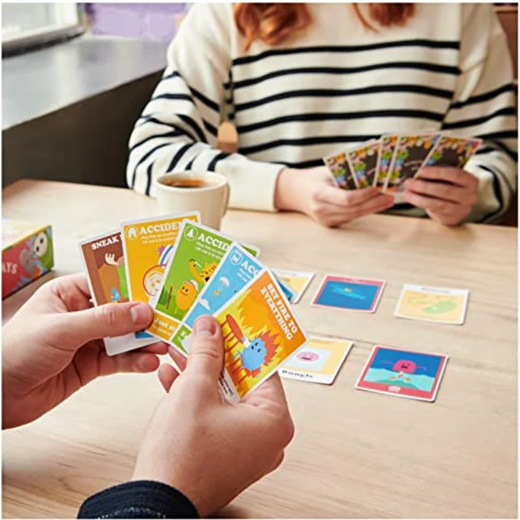 Perplexus Dumb Ways to Die Card Game, unterhaltsames Kartenspiel für Familien und Freunde, Englisch – Bild 8