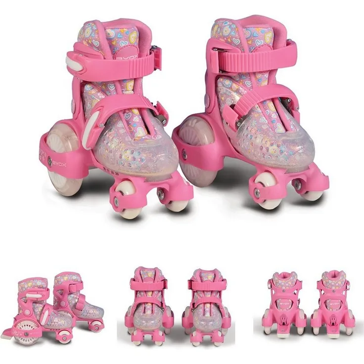 Byox Rollschuhe Beetle XS 26-29, PU-Rollen, ABEC-5 Lager, Stopper hinten