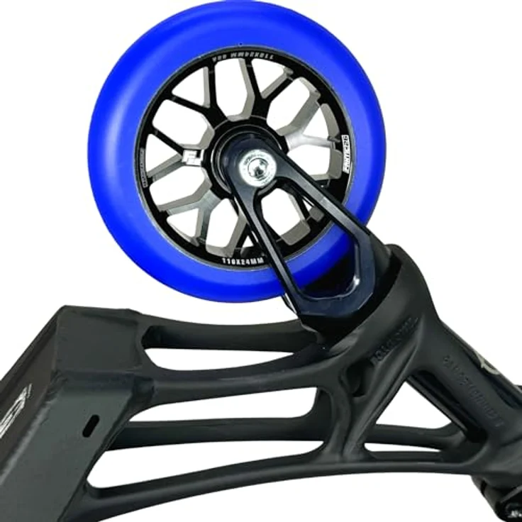 Fantic26 Stuntscooter Fantic26 Spy7 Stunt-Scooter Rolle 110mm Abec11 Aluminium 6061 Schwarz / Pu Blau – Bild 4