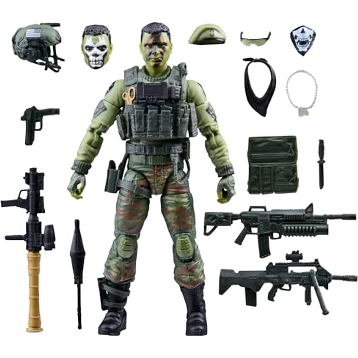 G.I. Joe Classified Series Legacy Collection: Action Soldier - Special Forces, Action-Figurenset (15 cm) mit 16 Accessoires, hochbeweglich und detailreich – Bild 1