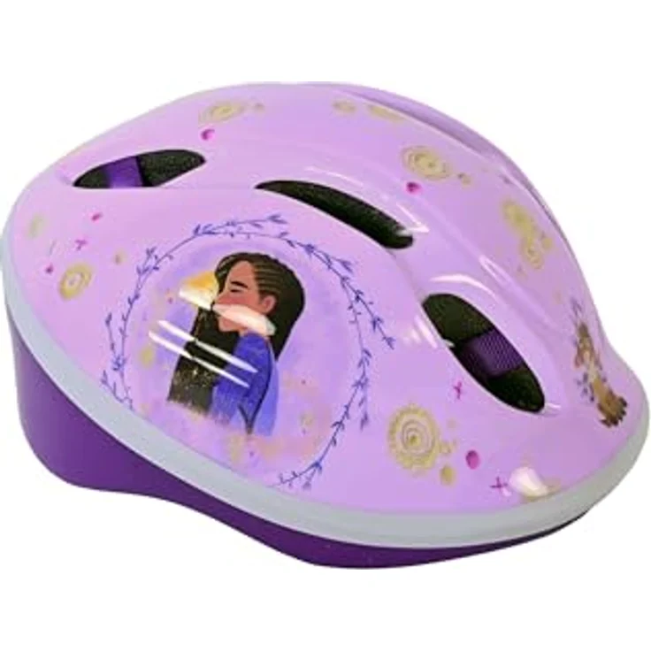 Fahrradhelm Kinder | Kinderhelm 3 Jahre | Gr. 52-56 | 220g Leicht | EPS Schaum | Klickverschluß & Belüftungsöffnungen | Sicher & Stylisch | TÜV/GS & CE EN 1078 geprüft (Disney Wish) – Bild 1