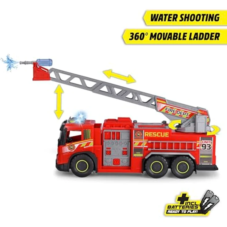 Dickie Toys Riesen-Feuerwehrauto, 57 cm - Spielzeugauto – Bild 3