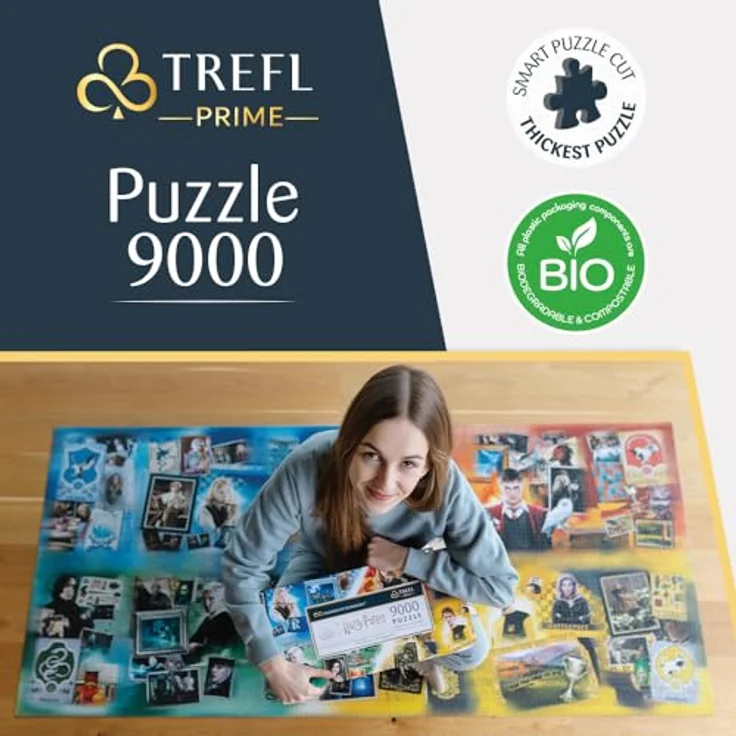 Trefl Prime - Puzzle UFT: Harry Potter, The Houses of Hogwarts - 9000 Teile, Großes Spiel, Dickster Karton, Bio, EKO, Unterhaltung für Erwachsene und Kinder ab 12 Jahren – Bild 3