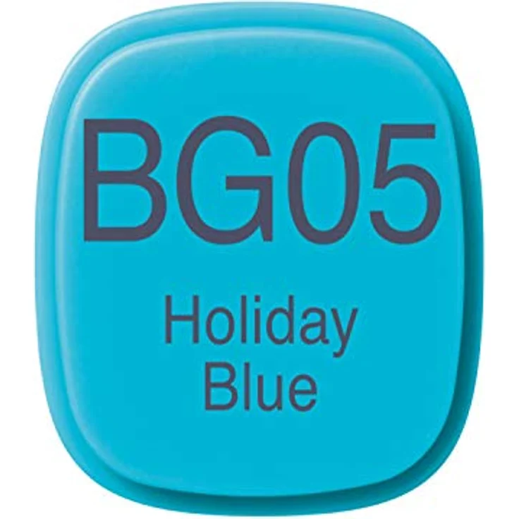 Copic Classic Marker Typ BG - 05, Holiday Blue, professioneller Layoutmarker mit doppelter Spitze, schnelltrocknend und nachfüllbar – Bild 3