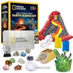 Blue Marble NATIONAL GEOGRAPHIC Earth Science Kit - Over 15 Science Experiments and STEM Activities for Kids, Includes Crystal Grow Kit, Volcano Science Kit