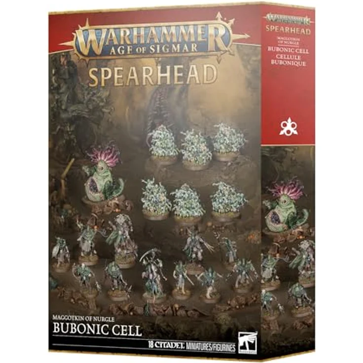 Games Workshop Warhammer Age of Sigmar Spearhead Bubonic Cell, Sammelfigur mit verfeinerten Details und einfacher Montage – Bild 2