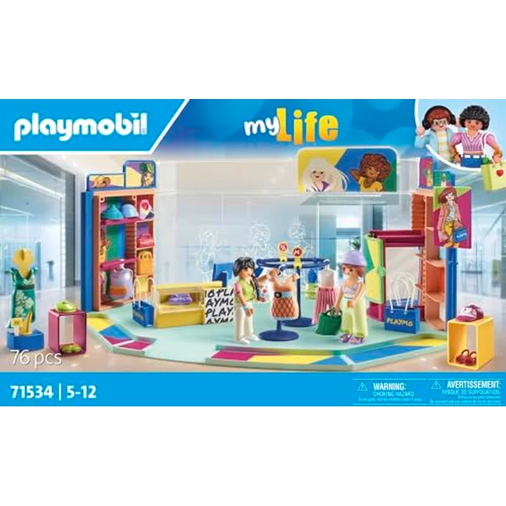 Playmobil® Fashion Store (71534), My Life Konstruktions-Spielset, (76 St), Made in Europe – Bild 4