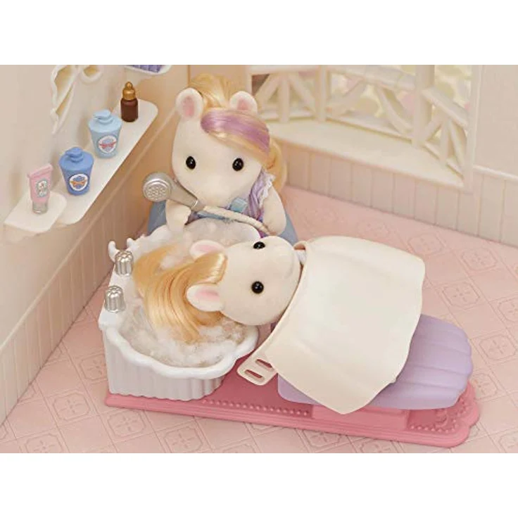 Sylvanian Families 5643 Pony Friseursalon mit Figur - Puppenhaus Spielset, einzelverpackt – Bild 7