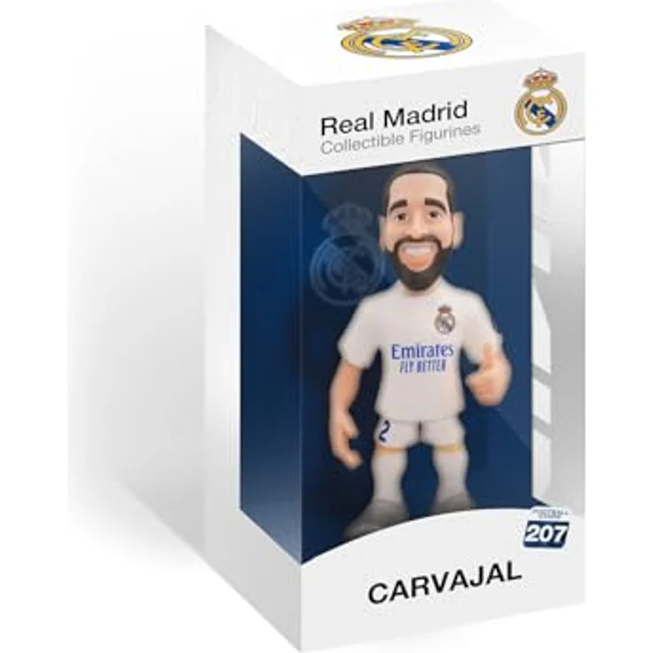 MINIX - Fußball Stars #207 - Real Madrid - Carvajal 2 - Sammelfigur 12 cm - Offizielle Lizenz von Real Madrid, PVC-Figur, 12 cm - Sammelobjekt – Bild 2