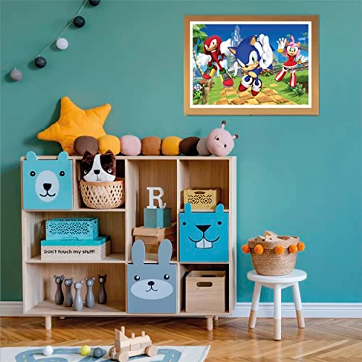 Clementoni Supercolor Puzzle Sonic, 104 Teile, buntes Kinderpuzzle mit Leuchtkraft und Farbintensität, ab 6 Jahren – Bild 5