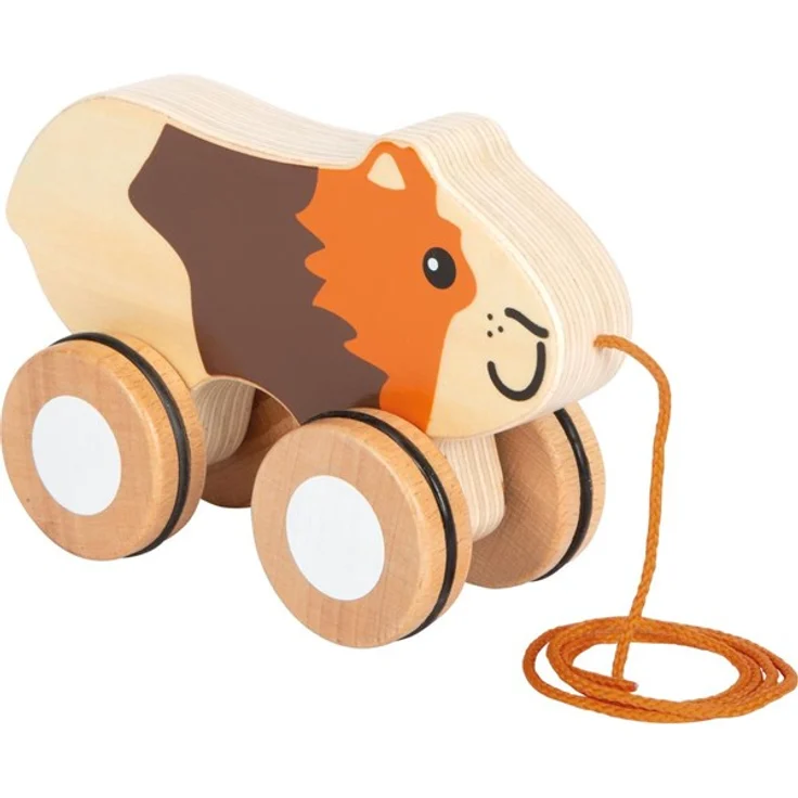 Small Foot - Wooden Pulling Guinea Pig, Schiebe- & Ziehspielzeug für Babys