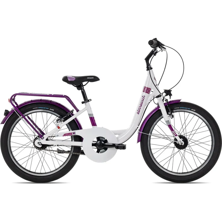 Almrausch Kinderfahrrad GLÜCK 7 20 Nexus, 7 Gang Shimano Nexus 7 Rücktritt Schaltwerk, weiß, 20 Zoll Kinderrad für Jungen und Mädchen