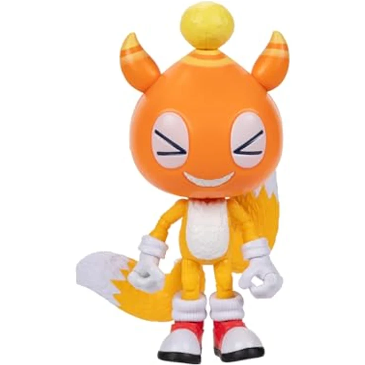 Jakks Pacific Tails Figur, gelenkte Actionfigur aus dem Sonic-Universum, ca. 13 cm groß – Bild 1