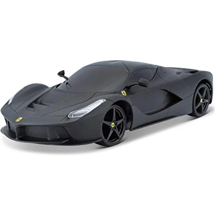 Maisto Tech R/C Ferrari LaFerrari: Ferngesteuertes Auto im Maßstab 1:24, 2,4 GHz, mit Pistolengriff-Steuerung, ab 5 Jahren, 20 cm, matt schwarz (581530-2) – Bild 1