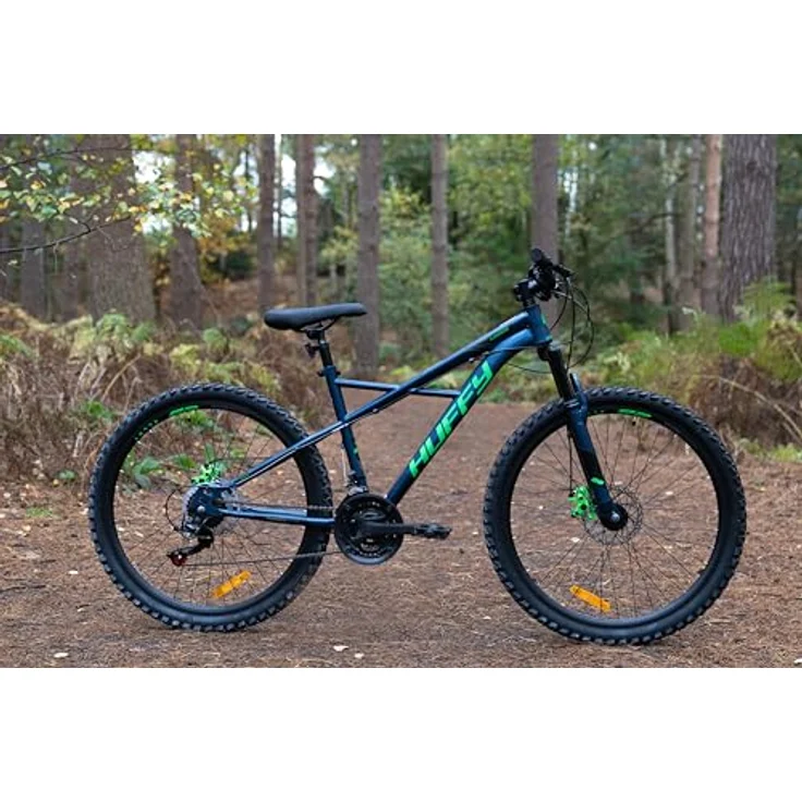 Huffy Korros Mountainbike, 21-Gang Herrenfahrrad mit 26-Zoll-Laufrädern, blau – Bild 5