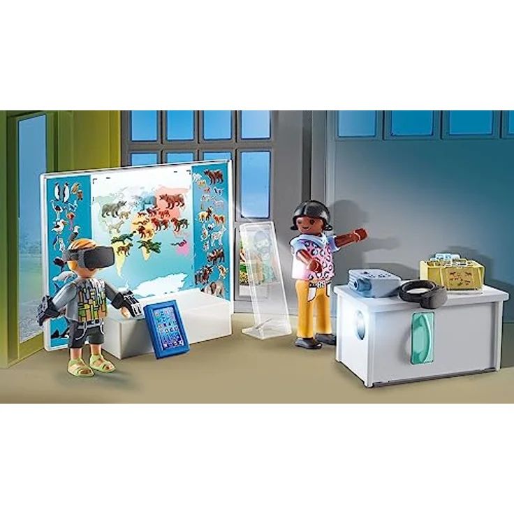 Playmobil® Virtuelles Klassenzimmer (71330), My City Life Konstruktions-Spielset, (17 St), mit Licht, Made in Germany – Bild 3
