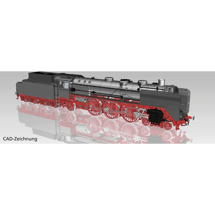 Piko H0 50693 Dampflok BR 03 der DRG, authentische Ausführung Epoche II mit PluX22-Schnittstelle und Soundnachrüstung
