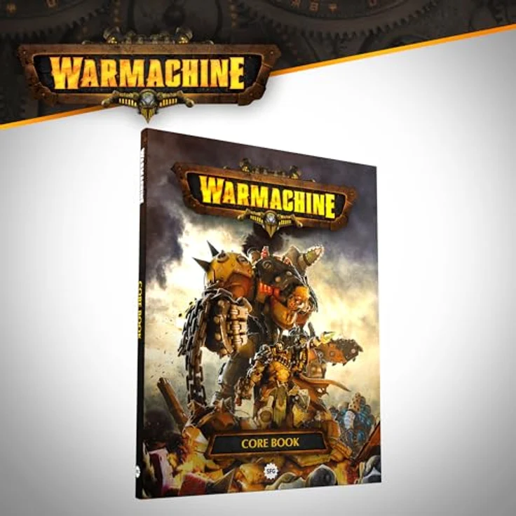 Steamforged Games Warmachine: Core Book, gebundener Leitfaden mit über 140 Seiten, Regeln und Fraktionsüberlieferungen für das Tisch-Kriegsspiel Warmachine – Bild 1