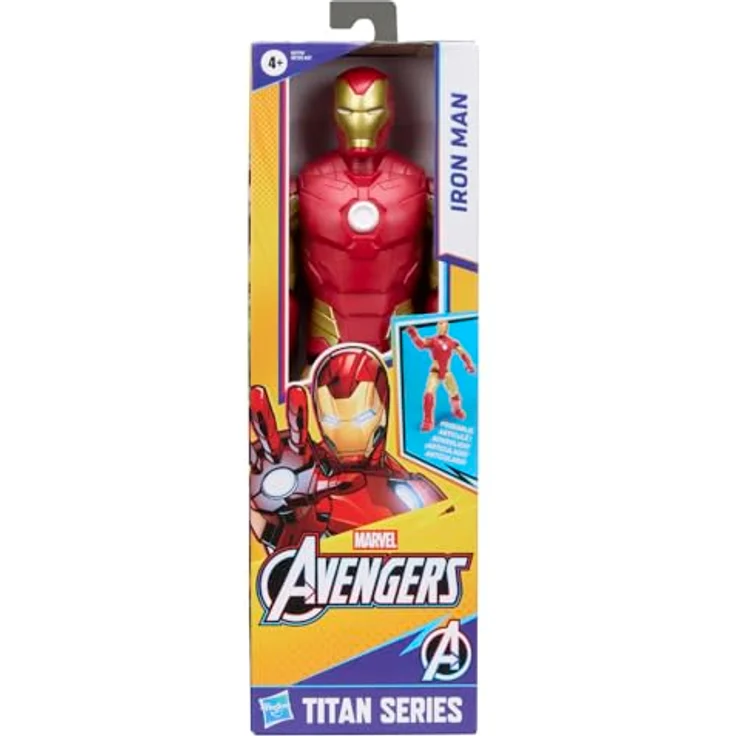 AVENGERS Marvel Avengers Titan Serie Iron Man Action-Figur, 29,2 cm mit 11 Bewegungspunkten, in Sammler-Verpackung, für Kinder ab 4 Jahren – Bild 2