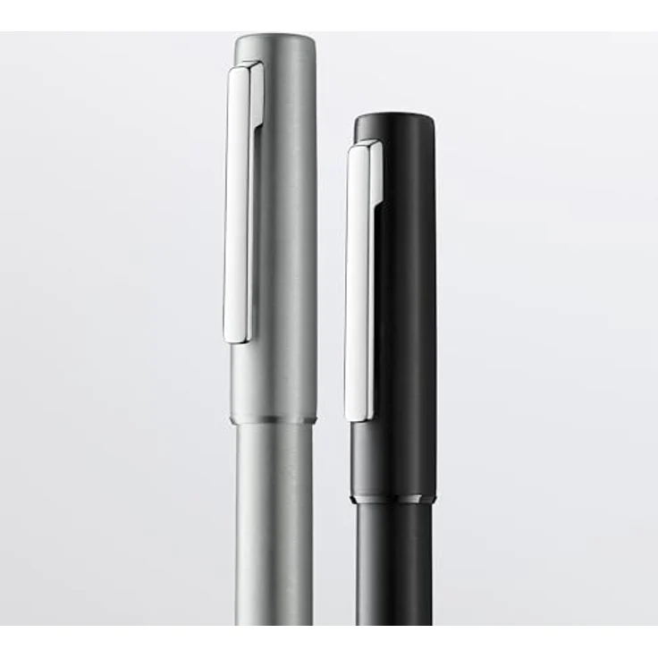 Lamy aion Tintenroller, 0,6 mm, schwarz, Gehäuse aus eloxiertem Aluminium, federnd gelagerter Edelstahlclip – Bild 5