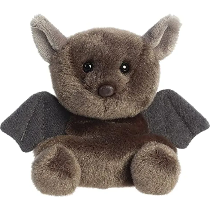 Aurora, 13531, Palm Pals Luna Fledermaus, Plüschtier, Braun, 13cm