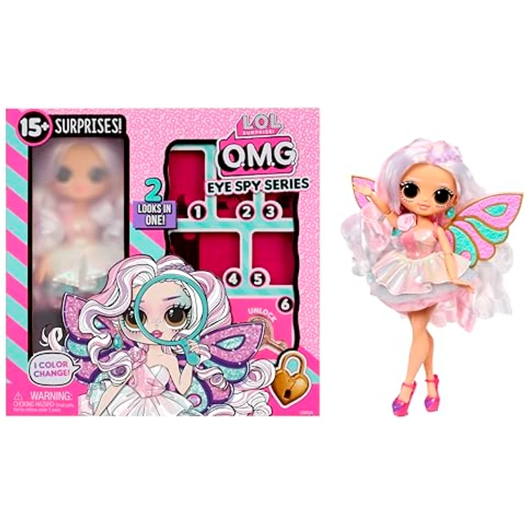 L.O.L. SURPRISE! Anziehpuppe L.O.L. Surprise OMG Eye Spy - Fairy, mit magischem Farbwechsel und interaktivem Playset – Bild 7