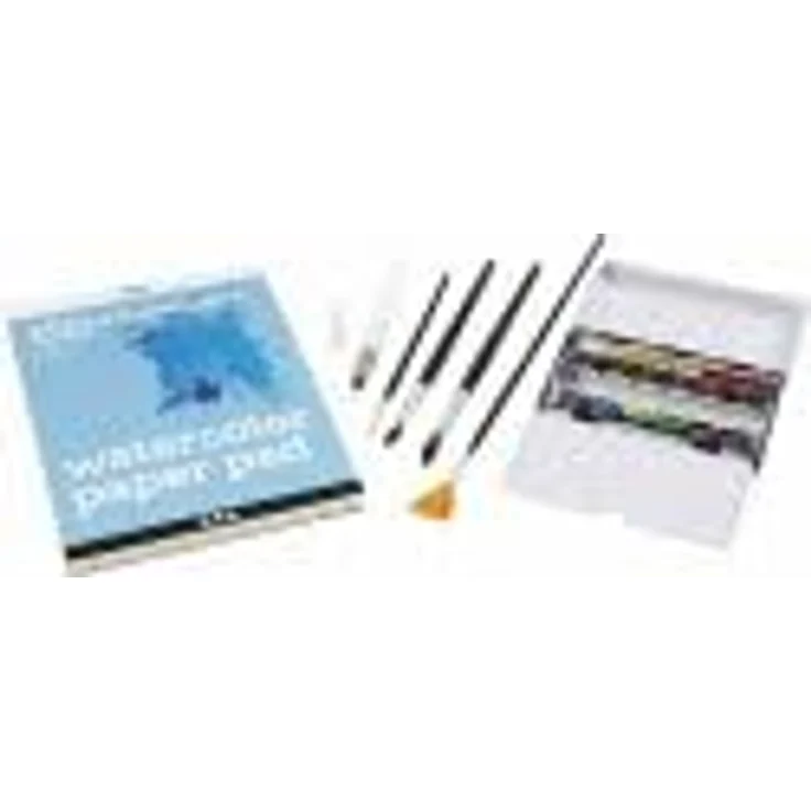 Creativ Starter Bastelset Aquarellfarben, umfassendes Malset mit Anleitungen und Lernvideos – Bild 4
