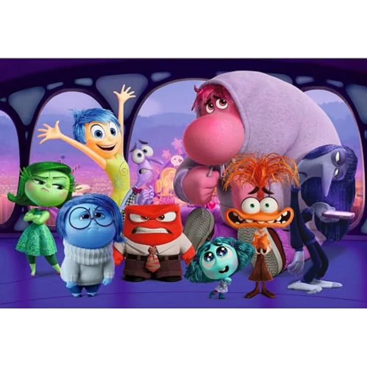 Trefl Inside Out 2, Alles Steht Kopf - 100 Teile Puzzle mit bunten Illustrationen der Filmhelden, für Kinder ab 5 Jahren, Größe 410 x 275 mm – Bild 2