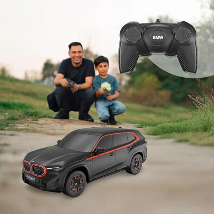 JAMARA BMW XM 1:24, ferngesteuertes SUV in schwarz mit 2,4GHz Fernsteuerung und originalgetreuer Lackierung – Bild 7