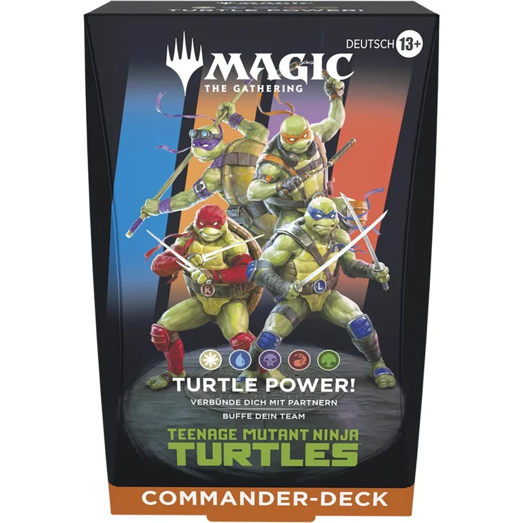 Wizards of the Coast Magic: The Gathering - Teenage Mutant Ninja Turtles Turtle Power Commander Deck - DE, Sammelkarten mit verschiedenen Ausführungen