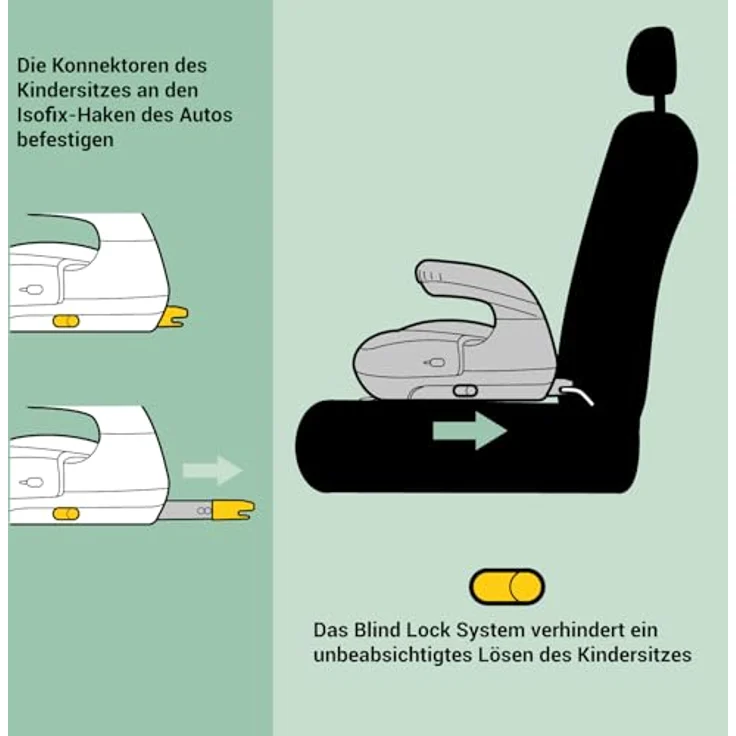 Peg Perego Viaggio Shuttle Licorice, Kindersitzerhöhung nach ECE R129/i-Size für Kinder von 125 bis 150 cm, komfortable Polsterung mit abnehmbarem Bezug und Flaschenhalter – Bild 6