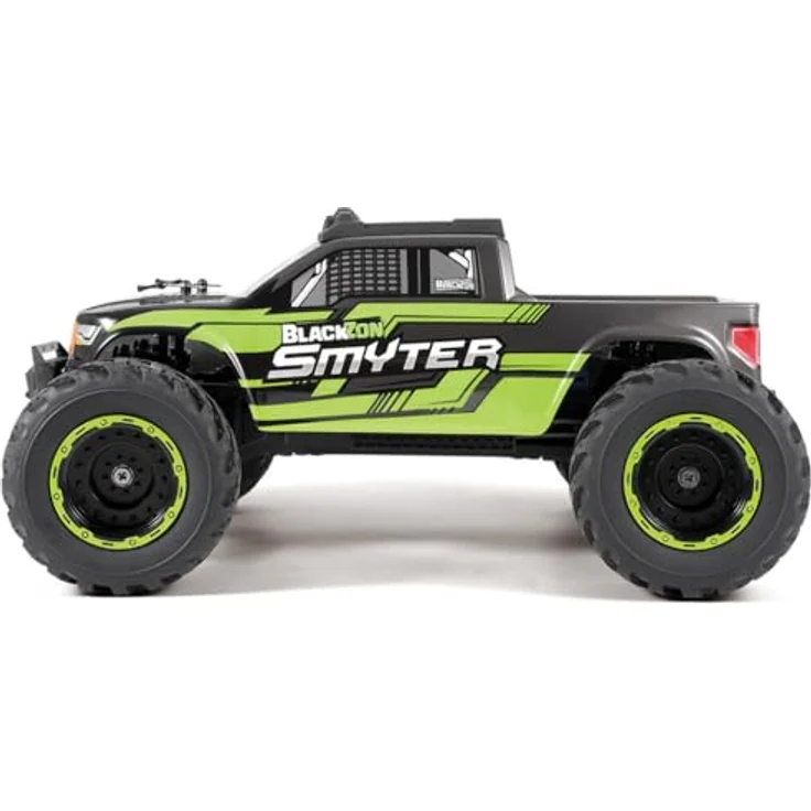 Blackzon Smyter MT 1/12 4WD, RTR Ferngesteuertes Auto mit Allradantrieb, 390er Bürstenmotor und Li-Ion-Akku, elektrisch blau oder leuchtend grün – Bild 3