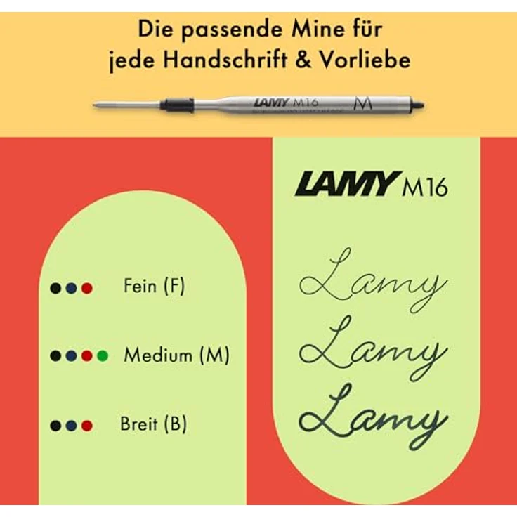 LAMY Safari Füllfederhalter, Kugelschreiber in grün mit blauer Schreibfarbe, modernes Design und perfekte Ergonomie – Bild 5