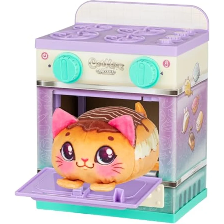 COOKEEZ MAKERY Lil’ Bakez – Backofen-Spielset „Kuschelige Kreationen“, inkl. 1 Plüschtier, Backzubehör und Rezeptbuch, für Kinder ab 5 Jahren – Bild 6