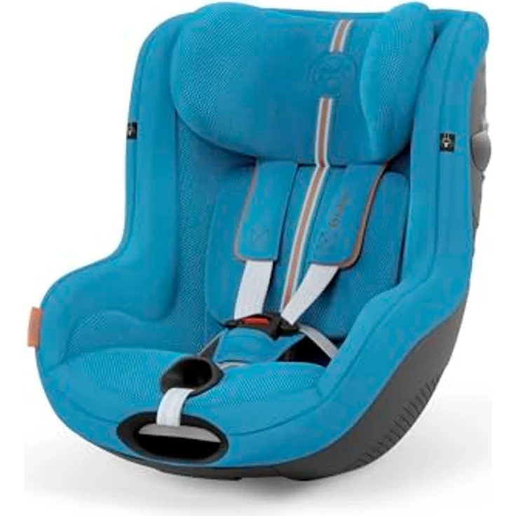 Cybex Sirona G I-Size Plus Reboard Kindersitz für Kinder von 61 cm bis 105 cm, Beach Blue – Bild 4