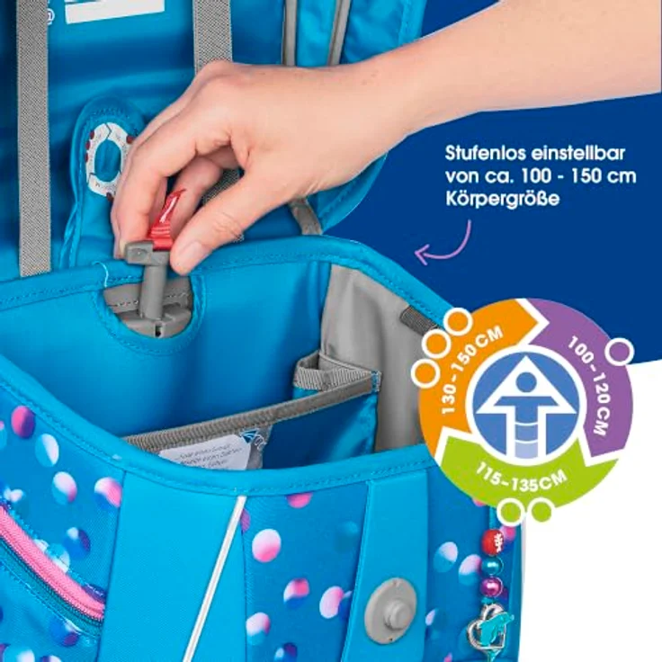 Step by Step Schulranzen SPACE Schulranzen-Set, mehrfarbig mit ergonomischem Design und großzügigem Stauraum – Bild 6