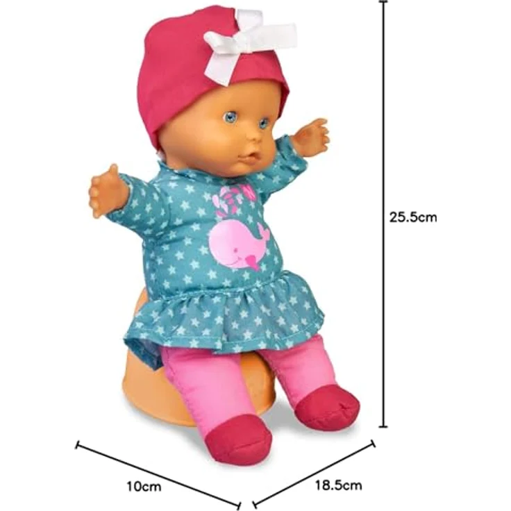 Nenuco Baby Talks we Pee - doll with Sounds for Children from 1 Year (Famosa 700016281) Bunt – Bild 6