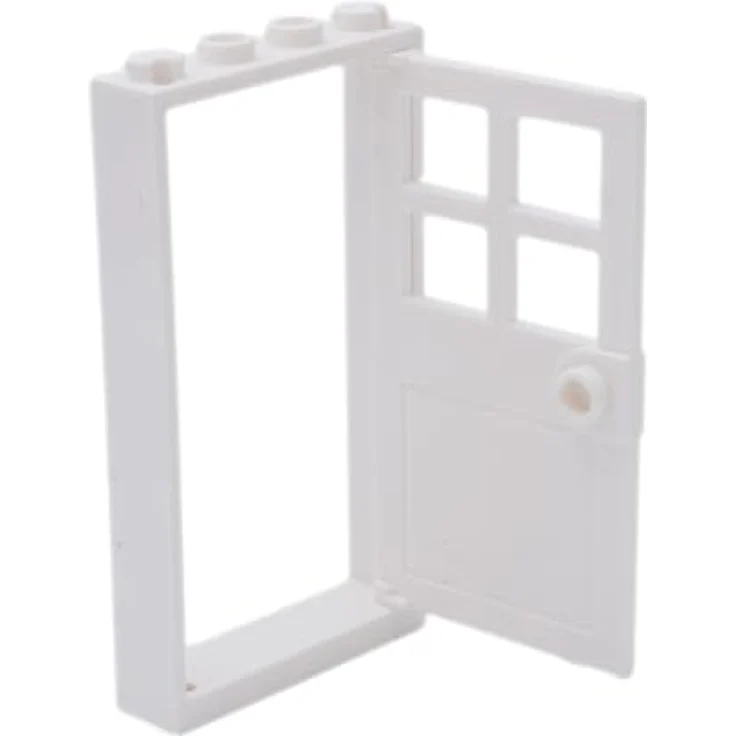 Stein-Experte Lego City Fenster- & Tür-Set (15-teilig) – Perfekt für Deine Kreationen! in Weiß – Bild 5